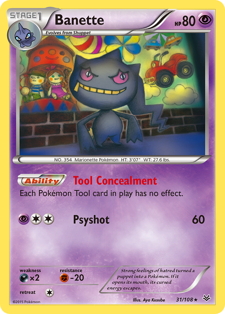 Banette (31/108) [XY: Roaring Skies] | Kessel Run Games Inc. 