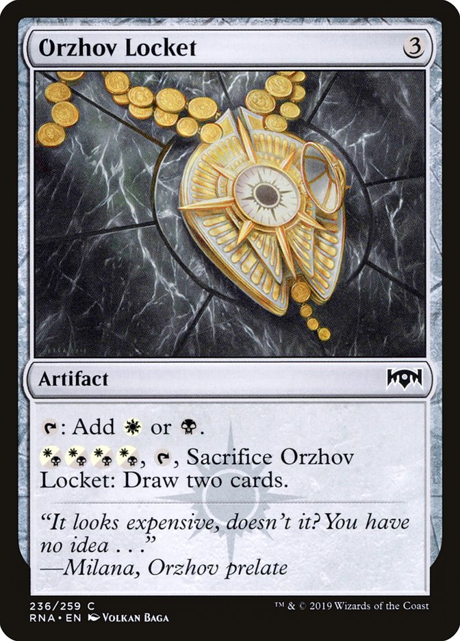 Orzhov Locket [Ravnica Allegiance] | Kessel Run Games Inc. 