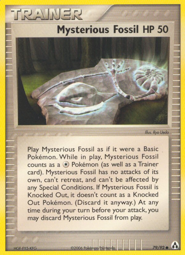 Mysterious Fossil (79/92) [EX: Legend Maker] | Kessel Run Games Inc. 
