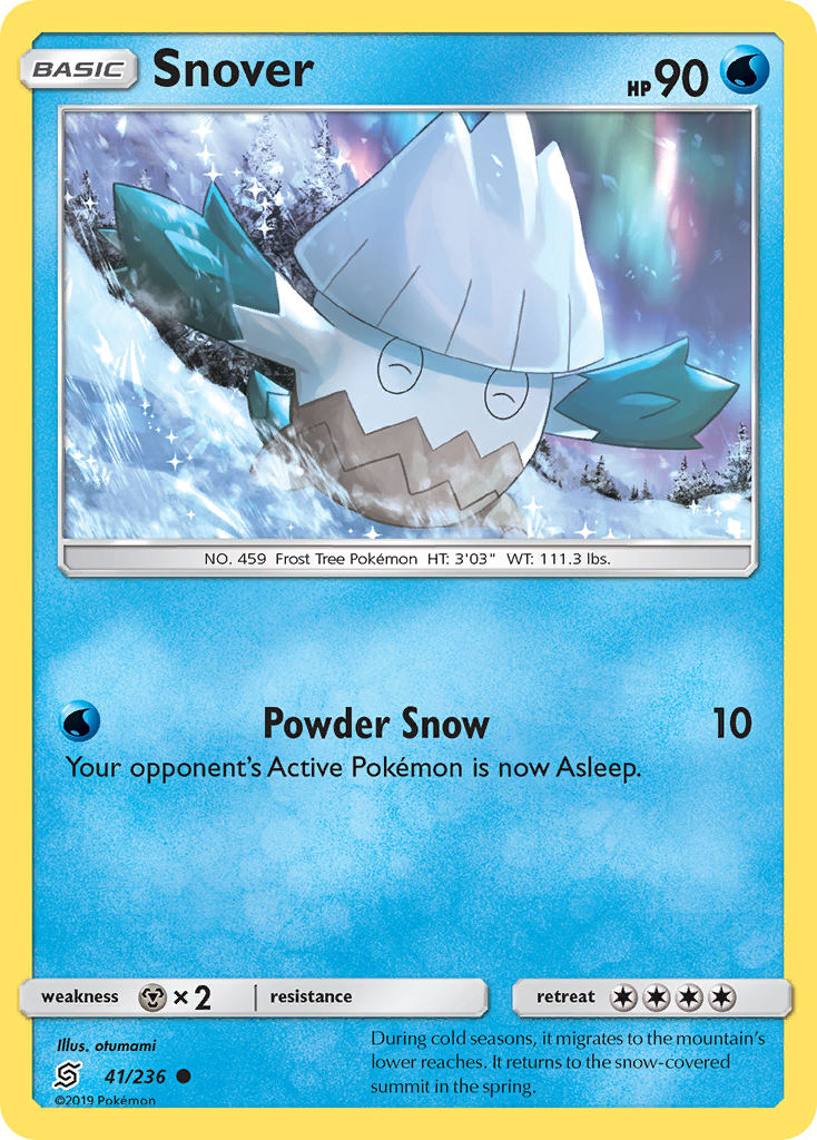 Snover (41/236) [Sun & Moon: Unified Minds] | Kessel Run Games Inc. 