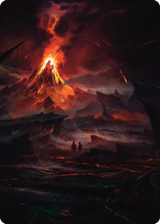 Valley of Gorgoroth Art Card [The Lord of the Rings: Tales of Middle-earth Art Series] | Kessel Run Games Inc. 
