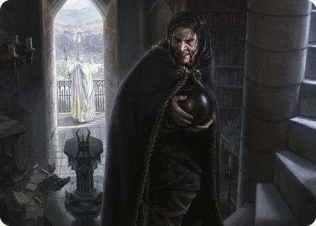 Grima, Saruman's Footman Art Card [The Lord of the Rings: Tales of Middle-earth Art Series] | Kessel Run Games Inc. 