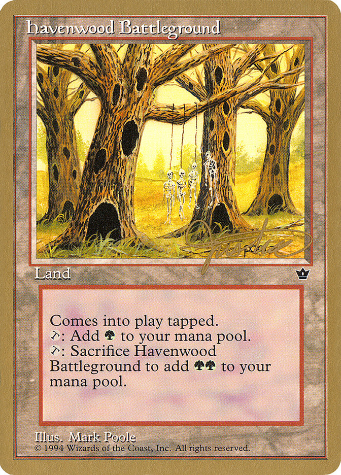 Havenwood Battleground (Mark Justice) [Pro Tour Collector Set] | Kessel Run Games Inc. 