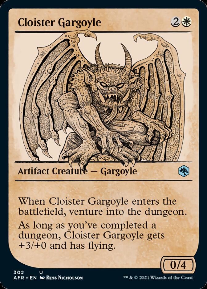 Cloister Gargoyle (Showcase) [Dungeons & Dragons: Adventures in the Forgotten Realms] | Kessel Run Games Inc. 