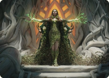 Titania, Voice of Gaea Art Card [The Brothers' War Art Series] | Kessel Run Games Inc. 