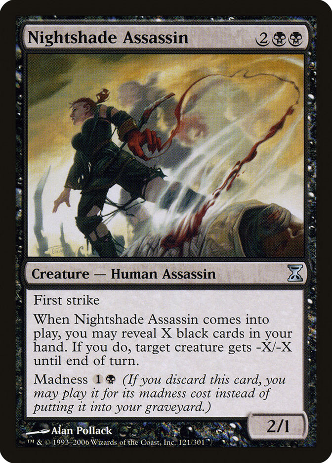 Nightshade Assassin [Time Spiral] | Kessel Run Games Inc. 