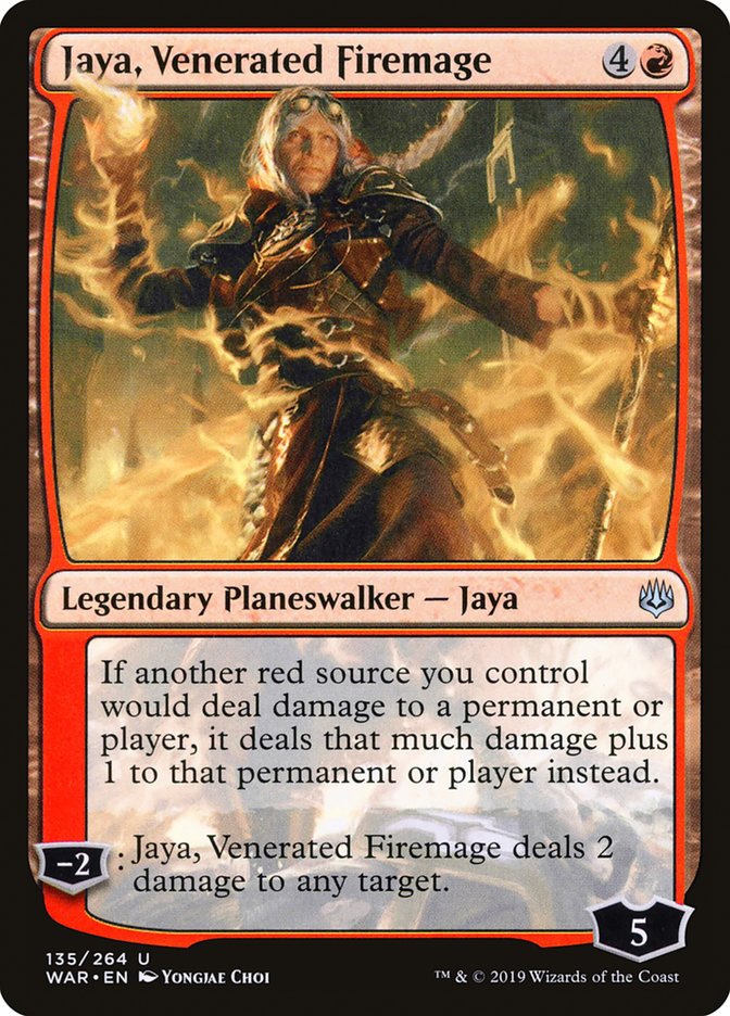 Jaya, Venerated Firemage [War of the Spark] | Kessel Run Games Inc. 