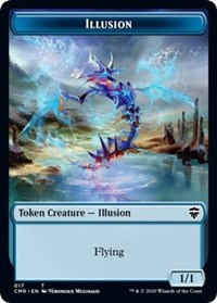 Illusion // Saproling Double-sided Token [Commander Legends Tokens] | Kessel Run Games Inc. 