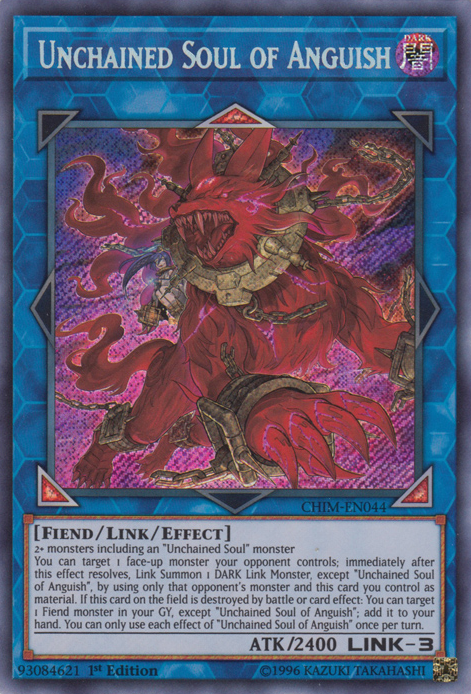 Unchained Soul of Anguish [CHIM-EN044] Secret Rare | Kessel Run Games Inc. 