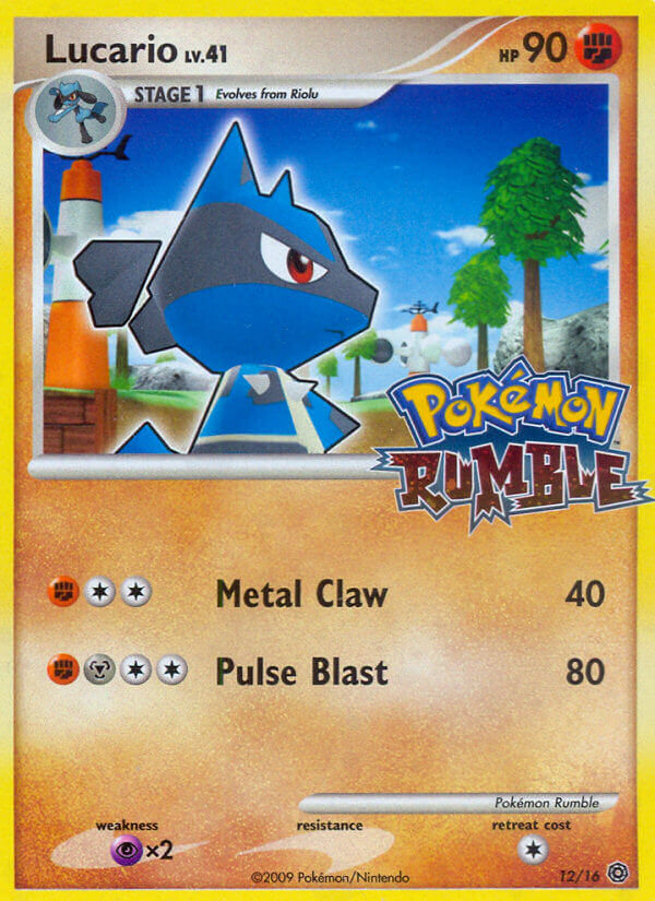 Lucario (12/16) [Pokémon Rumble] | Kessel Run Games Inc. 