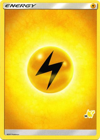 Lightning Energy (Pikachu Stamp #39) [Battle Academy 2020] | Kessel Run Games Inc. 