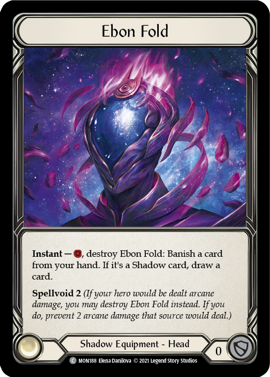 Ebon Fold [MON188-CF] (Monarch)  1st Edition Cold Foil | Kessel Run Games Inc. 