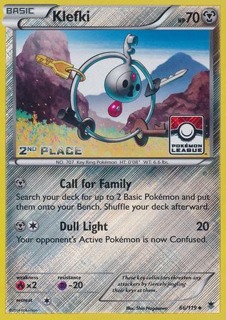 Klefki (66/119) (League Promo 2nd Place) [XY: Phantom Forces] | Kessel Run Games Inc. 