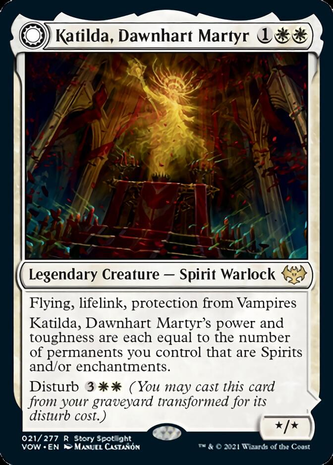 Katilda, Dawnhart Martyr // Katilda's Rising Dawn [Innistrad: Crimson Vow] | Kessel Run Games Inc. 