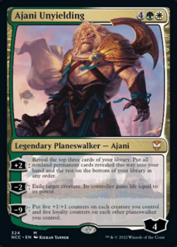 Ajani Unyielding [Streets of New Capenna Commander] | Kessel Run Games Inc. 