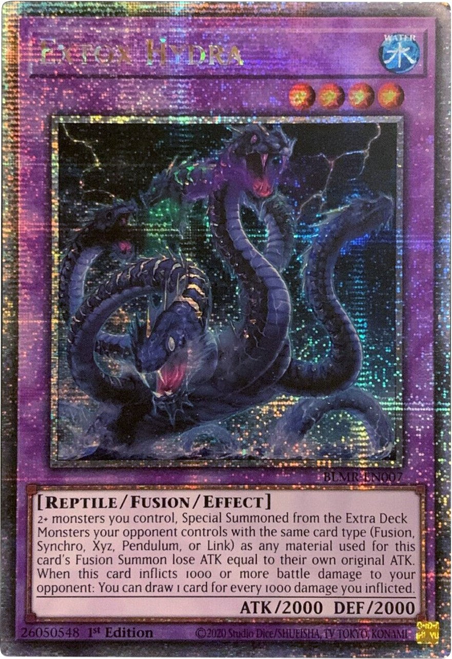 Extox Hydra [BLMR-EN007] Quarter Century Secret Rare | Kessel Run Games Inc. 