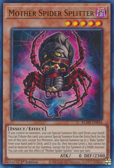 Mother Spider Splitter [BLMR-EN044] Ultra Rare | Kessel Run Games Inc. 
