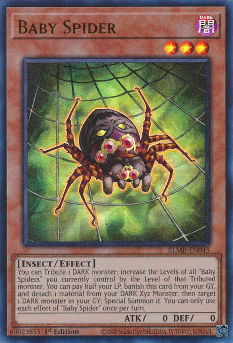 Baby Spider [BLMR-EN045] Ultra Rare | Kessel Run Games Inc. 