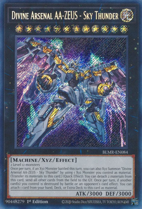 Divine Arsenal AA-ZEUS - Sky Thunder [BLMR-EN084] Secret Rare | Kessel Run Games Inc. 