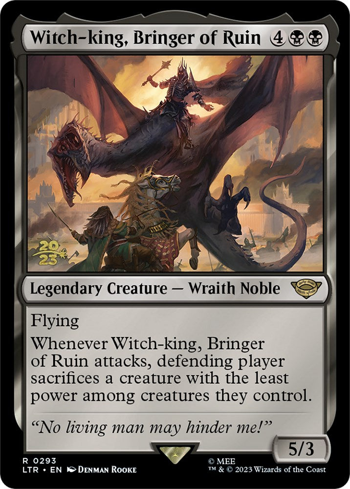 Witch-king, Bringer of Ruin [The Lord of the Rings: Tales of Middle-Earth Prerelease Promos] | Kessel Run Games Inc. 