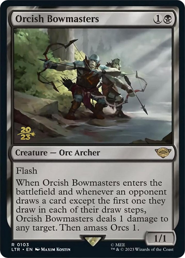 Orcish Bowmasters [The Lord of the Rings: Tales of Middle-Earth Prerelease Promos] | Kessel Run Games Inc. 
