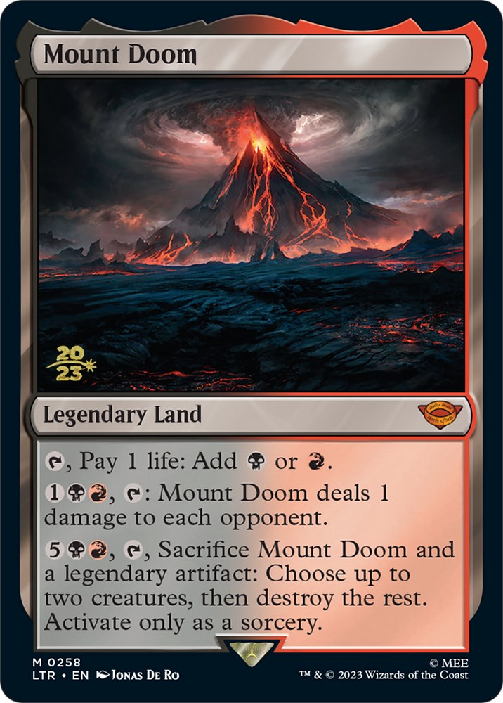 Mount Doom [The Lord of the Rings: Tales of Middle-Earth Prerelease Promos] | Kessel Run Games Inc. 