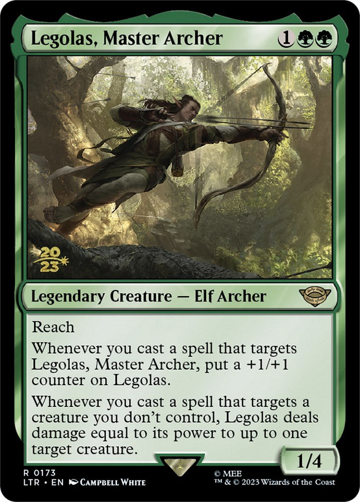 Legolas, Master Archer [The Lord of the Rings: Tales of Middle-Earth Prerelease Promos] | Kessel Run Games Inc. 