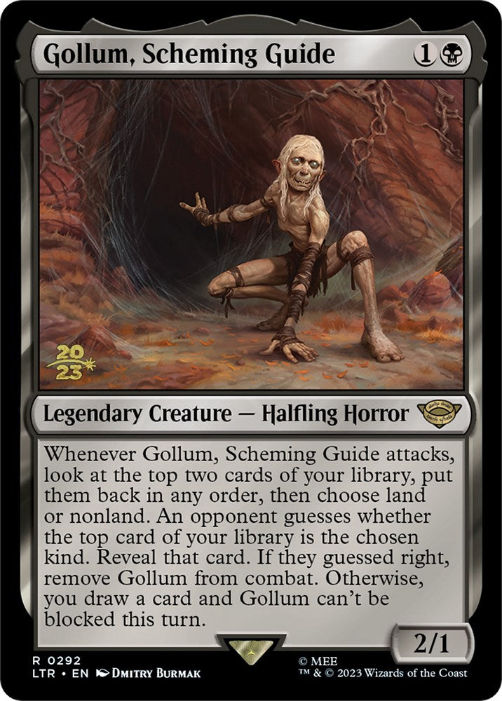 Gollum, Scheming Guide [The Lord of the Rings: Tales of Middle-Earth Prerelease Promos] | Kessel Run Games Inc. 