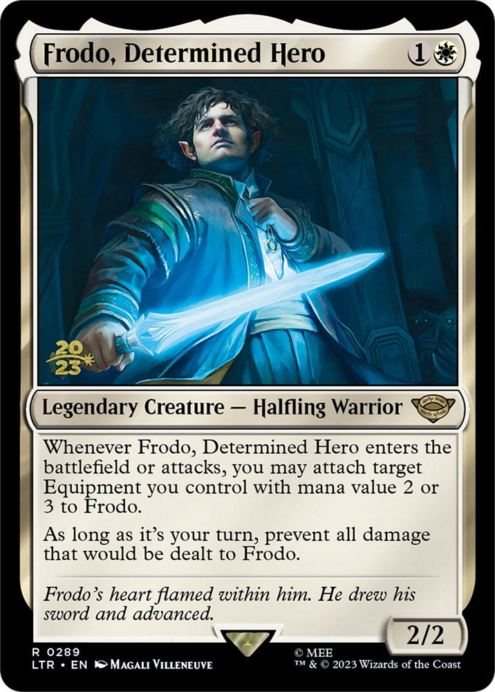 Frodo, Determined Hero [The Lord of the Rings: Tales of Middle-Earth Prerelease Promos] | Kessel Run Games Inc. 
