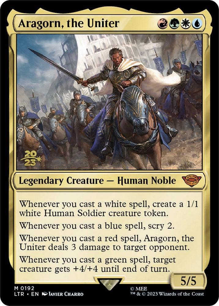 Aragorn, the Uniter [The Lord of the Rings: Tales of Middle-Earth Prerelease Promos] | Kessel Run Games Inc. 