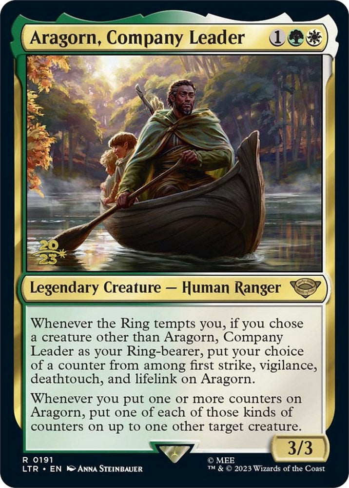 Aragorn, Company Leader [The Lord of the Rings: Tales of Middle-Earth Prerelease Promos] | Kessel Run Games Inc. 