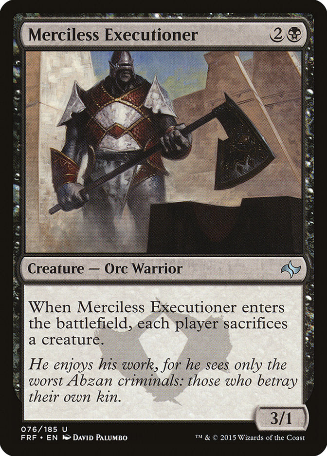 Merciless Executioner [Fate Reforged] | Kessel Run Games Inc. 