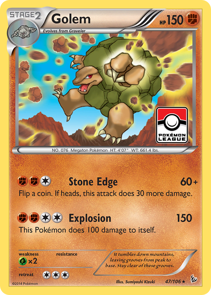 Golem (47/106) [XY: Flashfire] | Kessel Run Games Inc. 