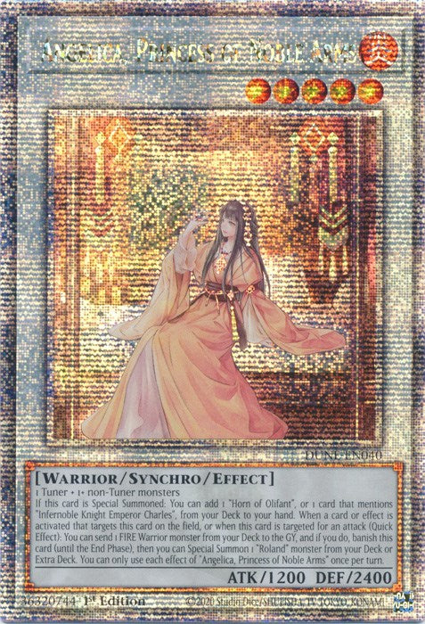 Angelica, Princess of Noble Arms [DUNE-EN040] Quarter Century Secret Rare | Kessel Run Games Inc. 
