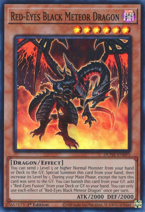 Red-Eyes Black Meteor Dragon [DUNE-EN095] Super Rare | Kessel Run Games Inc. 