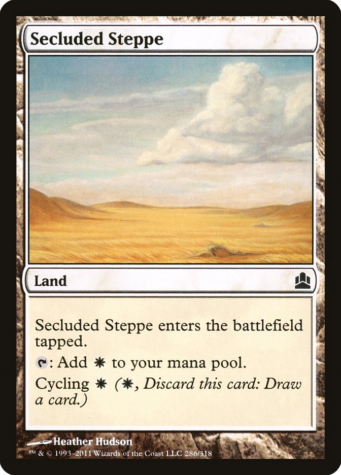 Secluded Steppe [Commander 2011] | Kessel Run Games Inc. 