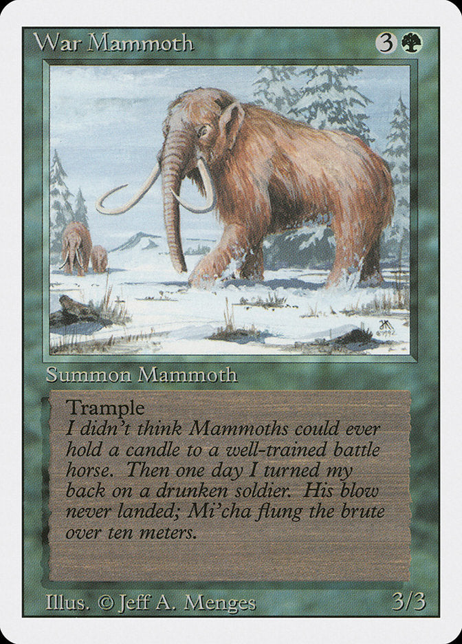 War Mammoth [Revised Edition] | Kessel Run Games Inc. 