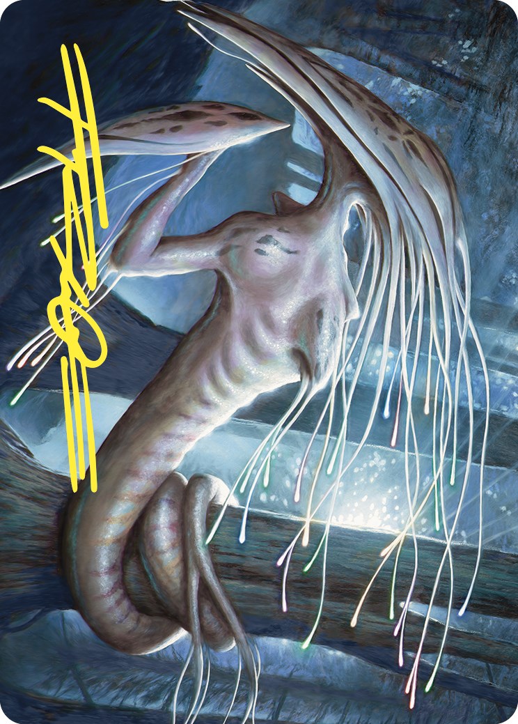 Manaweft Sliver Art Card (Gold-Stamped Signature) [Commander Masters Art Series] | Kessel Run Games Inc. 