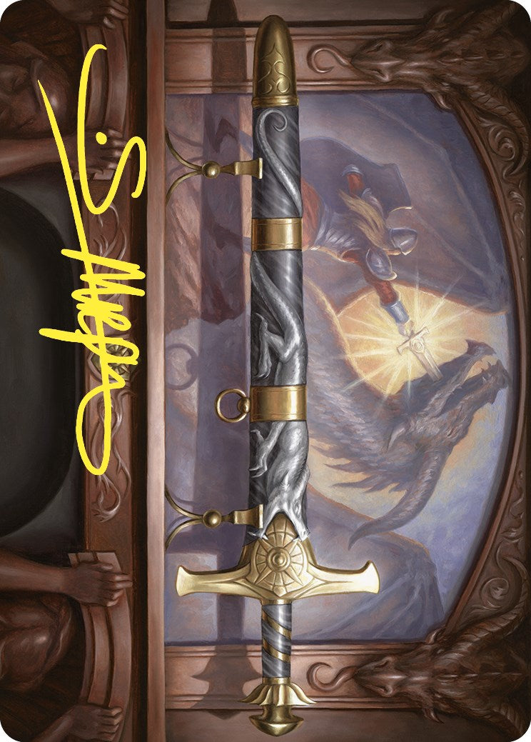 Ancestral Blade Art Card (Gold-Stamped Signature) [Commander Masters Art Series] | Kessel Run Games Inc. 
