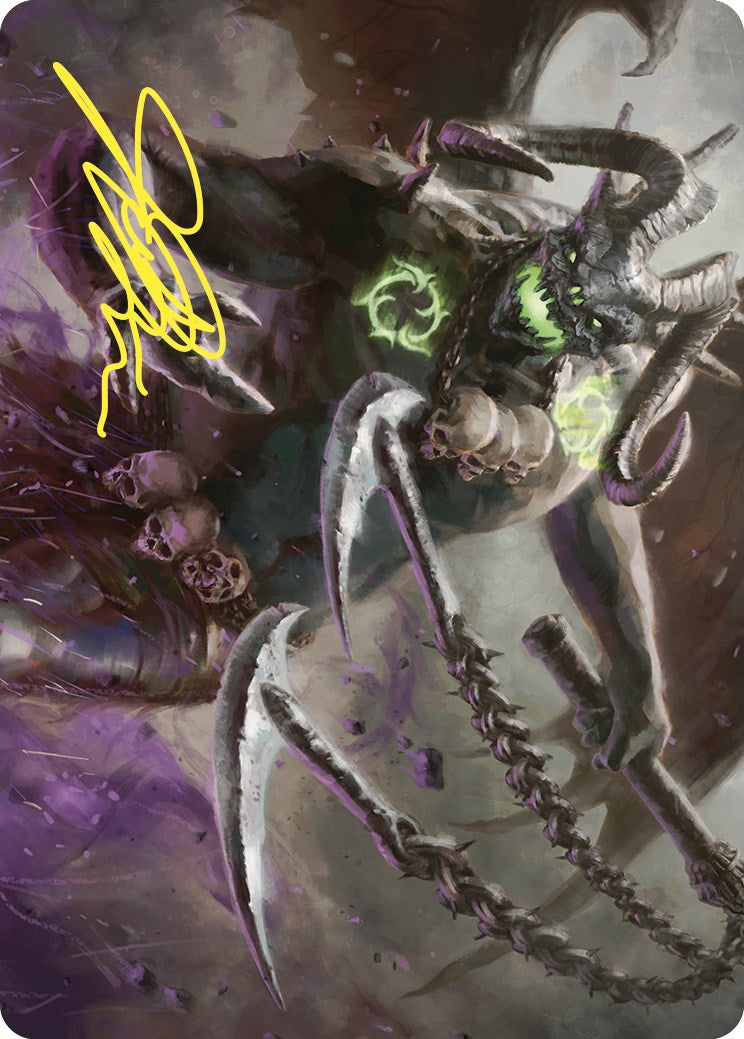 Archfiend of Despair Art Card (Gold-Stamped Signature) [Commander Masters Art Series] | Kessel Run Games Inc. 