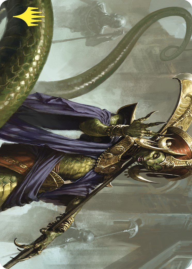 Sidisi, Brood Tyrant Art Card (Gold-Stamped) [Commander Masters Art Series] | Kessel Run Games Inc. 