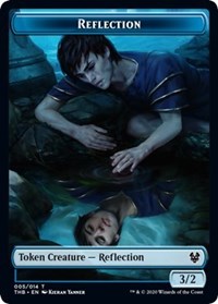 Reflection // Satyr Double-Sided Token [Theros Beyond Death Tokens] | Kessel Run Games Inc. 