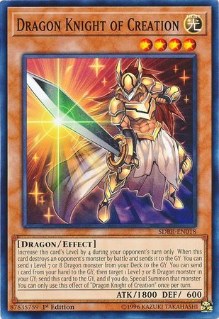 Dragon Knight of Creation [SDRR-EN018] Common | Kessel Run Games Inc. 