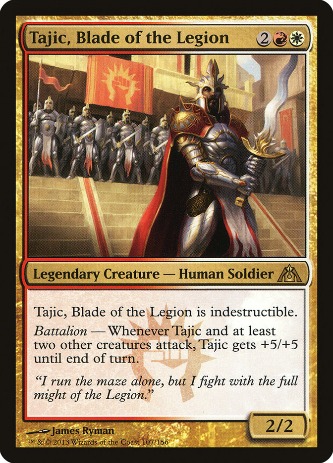 Tajic, Blade of the Legion [Dragon's Maze] | Kessel Run Games Inc. 