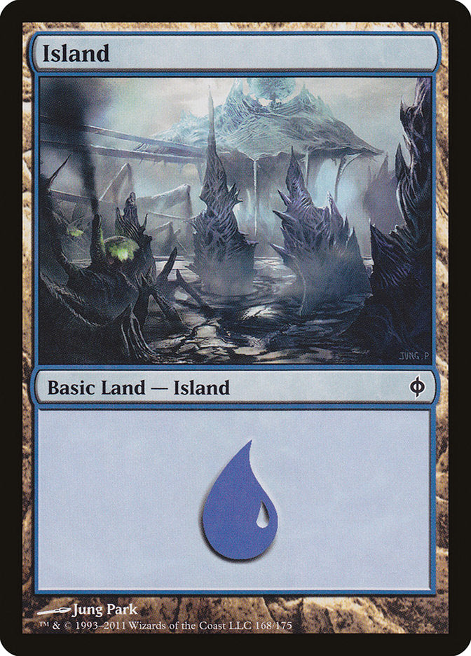 Island (168) [New Phyrexia] | Kessel Run Games Inc. 