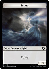 Spirit (0010) // Satyr Double-Sided Token [Commander Masters Tokens] | Kessel Run Games Inc. 