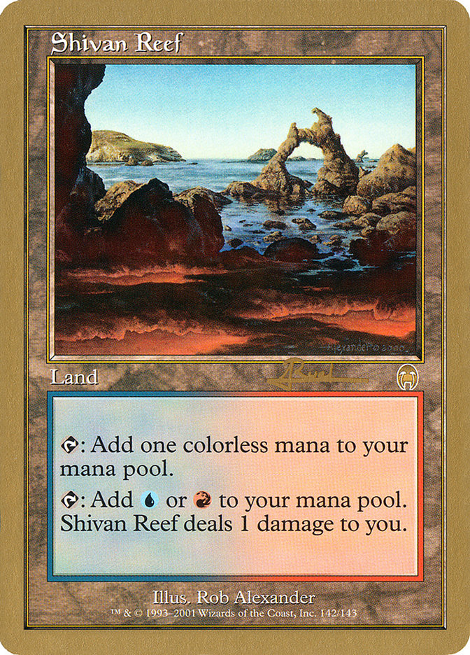 Shivan Reef (Antoine Ruel) [World Championship Decks 2001] | Kessel Run Games Inc. 