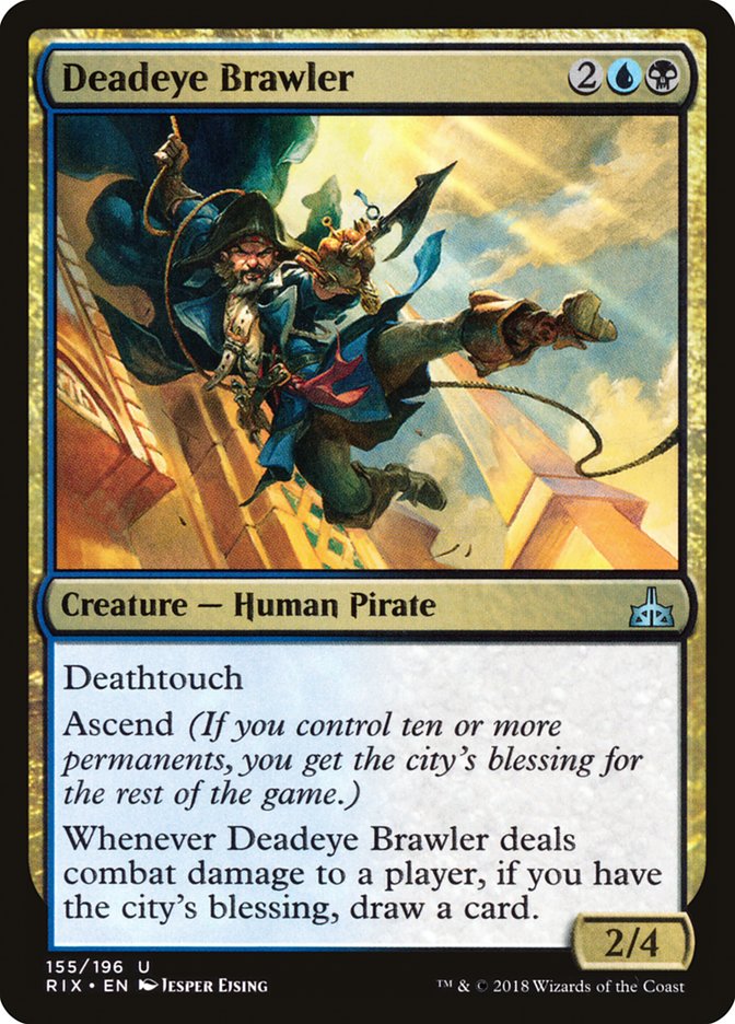 Deadeye Brawler [Rivals of Ixalan] | Kessel Run Games Inc. 