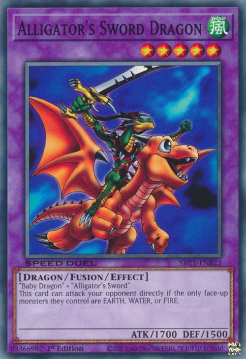 Alligator's Sword Dragon [SBC1-ENB23] Common | Kessel Run Games Inc. 