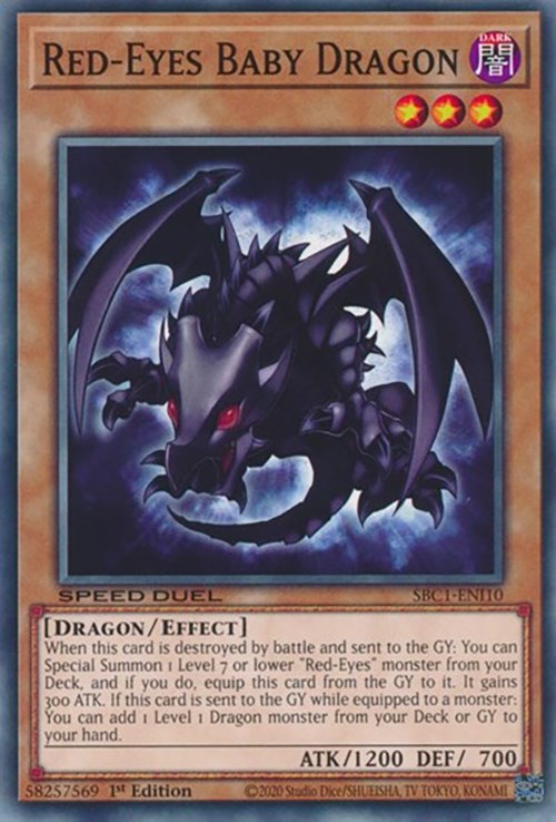 Red-Eyes Baby Dragon [SBC1-ENI10] Common | Kessel Run Games Inc. 